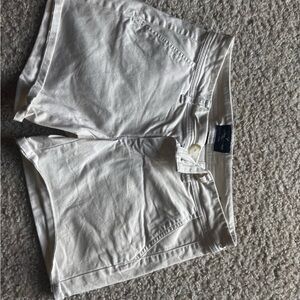 American Eagle Outfitters White Stretch Shorts